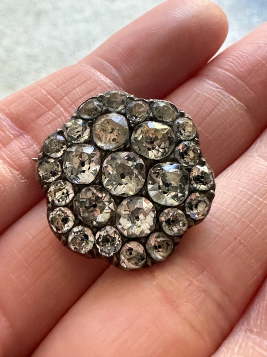 French 19th c Paste Brooch
